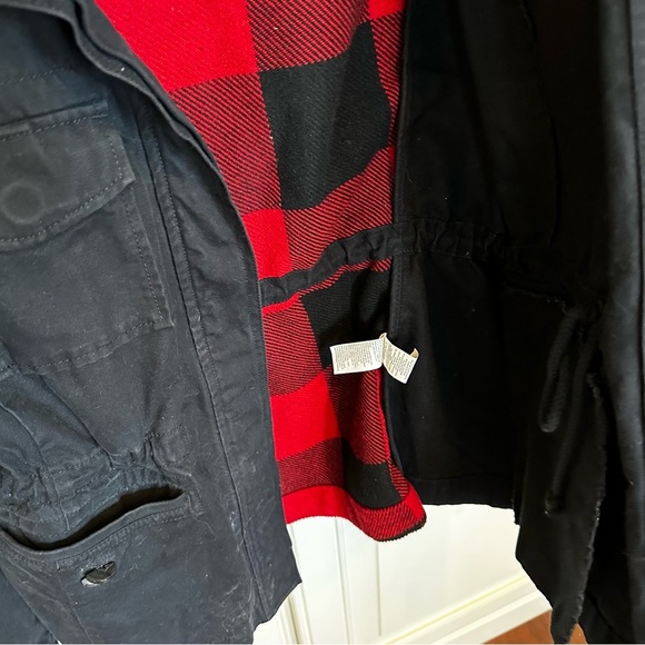 Lucky Brand Men’s Cotton Buffalo Check Plaid Utility Jacket Shacket Lightweight - Picture 9 of 11